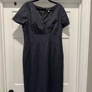 Banana Republic Charcoal Midi Dress
